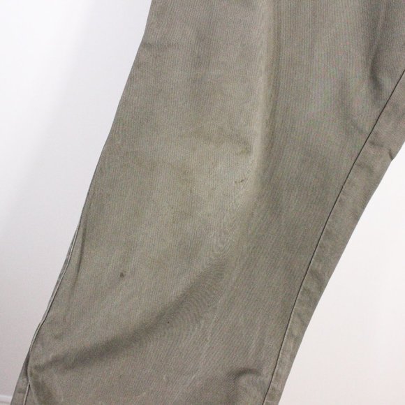 *Denver Hayes Olive Straight Leg Chino - Picture 4 of 6